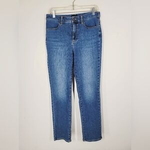 Talbots Sculpt Straight Leg Blue Jeans, Size 8